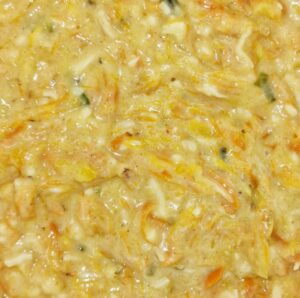 Rezept Gemüse-Käse Pfannkuchen aus dem Backofen low-carb keto glutenfrei