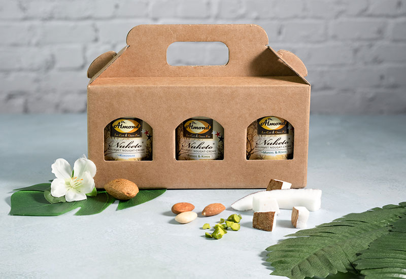 Probierset Nuketo KOKOSVARIATIONEN Gourmet Nougat-Creme low carb keto