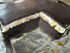 Rezept Brownie-Bananen-Schnitte low-carb glutenfrei