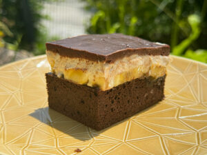 Rezept Brownie-Bananen-Schnitte low-carb glutenfrei