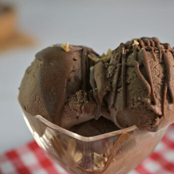 Rezept Schoko-Nougat Eiscreme low-carb keto glutenfrei