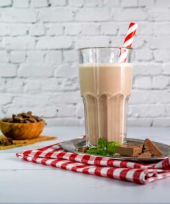 Protein MILCHSHAKE Schokolade Proteinshake Ketoshake Proteinpulver - fertiges Getränk